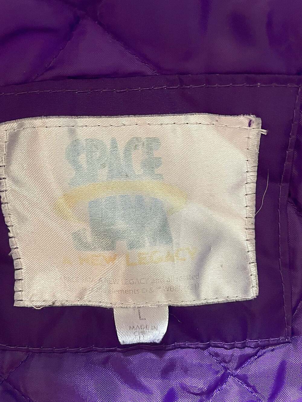 Members Only Space Jam Looney Tunes Tune Squad Varsity Jacket Lola Bunny - Picture 5 of 9
